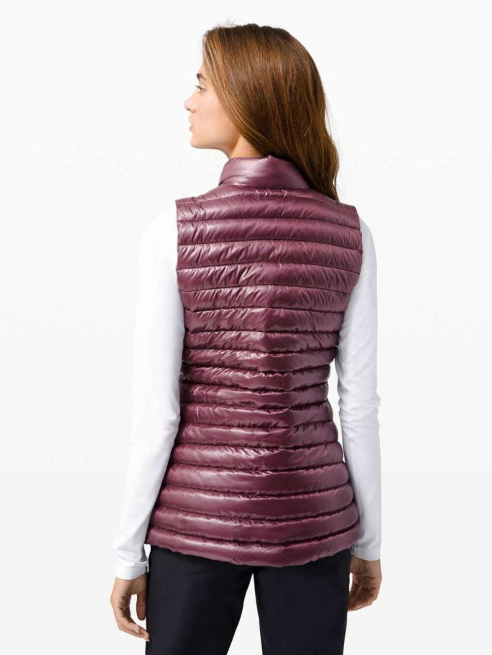 Lululemon Pack It Down Vest Shine | Bordeaux Drama | Size 4 - Picture 2 of 3